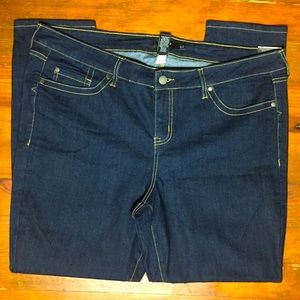 Torrid Dark Wash Skinny Jeans Size 22 Regular
